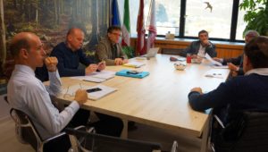 Assessore Dallapiccola con amministratori del Primiero 04.11.2015