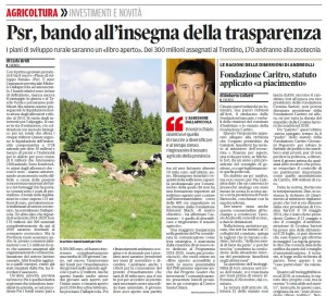 Trentino - Psr bando all’insegna della trasparenza 24.11.2015