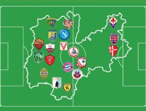Mappa ritiri squadre calcio 27.06.2016