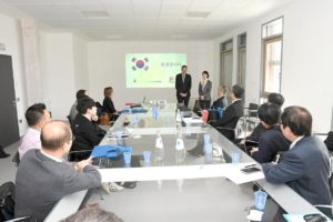INCONTRO CON ASSESSORE PROVINCIALE MICHELE DALLAPICCOLA VISITA DI UNA DELEGAZIONE DELLA COREA DEL SUD AL POLO MECCATRONICA E AL PROGETTO MANIFATTURA TRENTO 6 MARZO 2017 FOTO PAOLO PEDROTTI