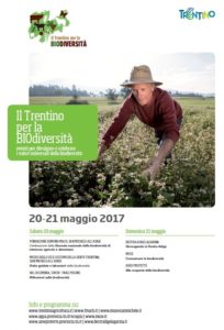 Locandina Trentino Biodiversità 20-21.05.2017